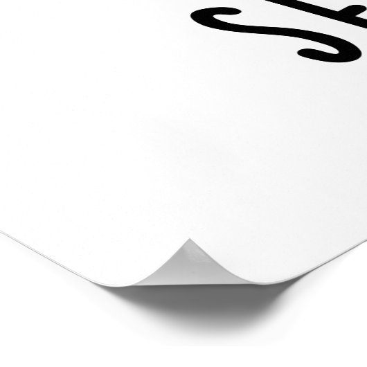 Je maakt me echt gek grap kattenpunch poster (Hoek)