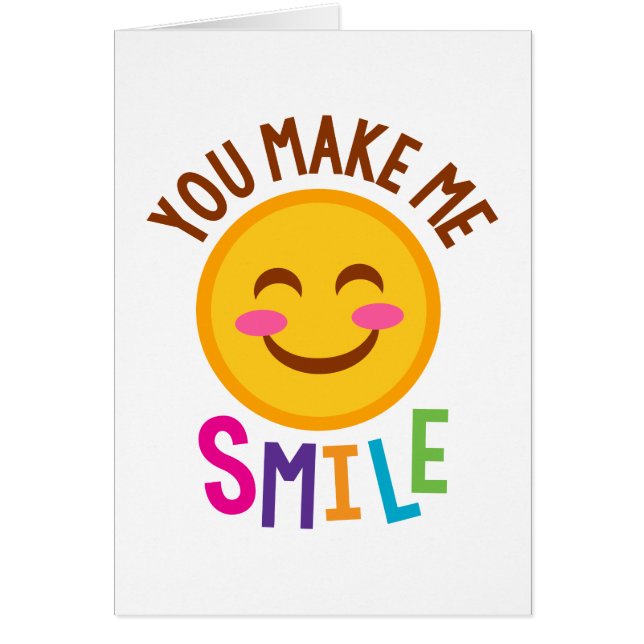 Je maakt me een glimlach Emoji (Voorkant)