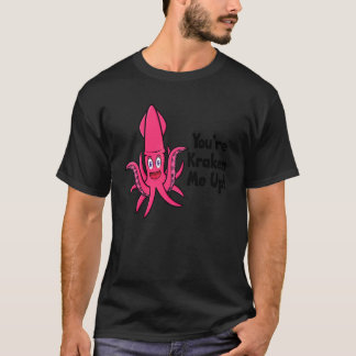 Je maakt me gek Inktvis  Zeekat Pijlinktvis 2 T-shirt