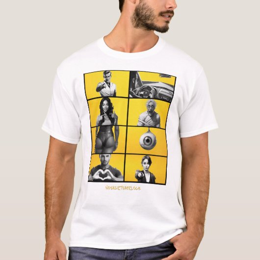 Je maakt me gek, maar ik hou van je. t shirt (Voorkant)