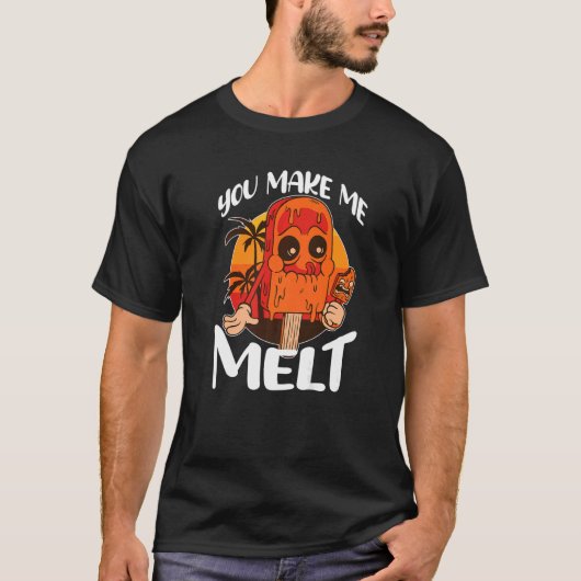 Je maakt me gek op ijs. t-shirt (Voorkant)
