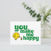 Je maakt me gelukkig briefkaart (Staand voorkant)