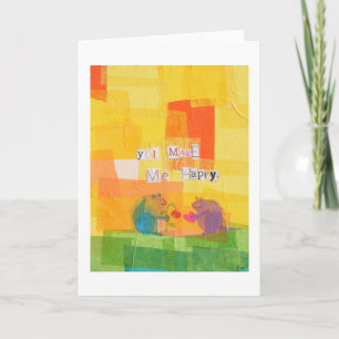 Je maakt me gelukkig kaart