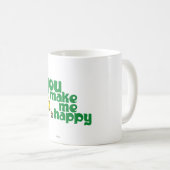 Je maakt me gelukkig koffiemok (Voorkant rechts)