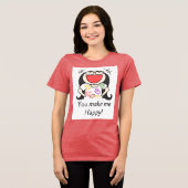 je maakt me gelukkig Tri-Blend shirt (Voorkant volledig)