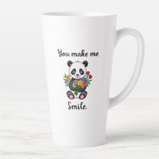 Je Maakt Me Glimlachen Cute Panda Latte Mok