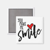 Je maakt me glimlachen magneet (Voorkant / Achterkant)