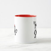 Je maakt me glimlachen mok (Midden)