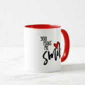 Je maakt me glimlachen mok (Voorkant rechts)