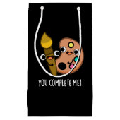 Je maakt me grappig als artiest Pun Dark BG Klein Cadeauzakje (Voorkant)