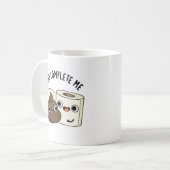 Je maakt me grappig als je het papier van Toilet P Koffiemok (Voorkant links)