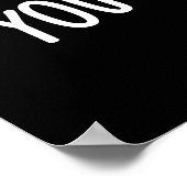 Je maakt me grappig, Bacon Egg Pun Dark BG Poster (Hoek)