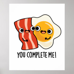 Je maakt me grappig, Bacon Egg Pun Poster
