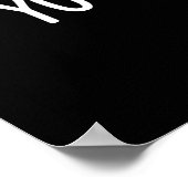 Je maakt me grappig, Burger Fries Pun Dark BG Poster (Hoek)