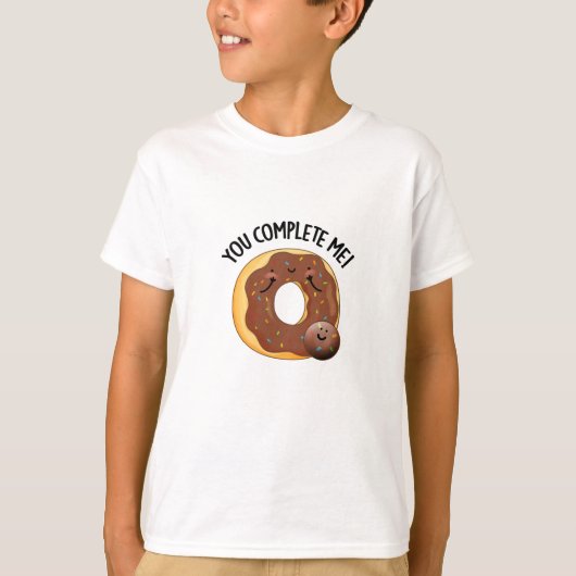Je maakt me grappig eten donut pun t-shirt (Voorkant)