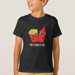 Je maakt me grappig. Ketchup Pun Dark BG T-shirt
