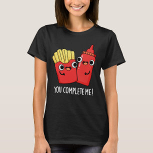 Je maakt me grappig. Ketchup Pun Dark BG T-shirt