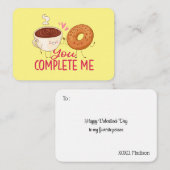 Je maakt me grappig met Kinder Valentijnsdag Notitiekaartje (Voorkant / Achterkant)