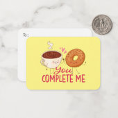 Je maakt me grappig met Kinder Valentijnsdag Notitiekaartje (Voorkant / Achterkant in situ)