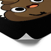 Je maakt me Grappig Pop Pun Dark BG Poster (Hoek)