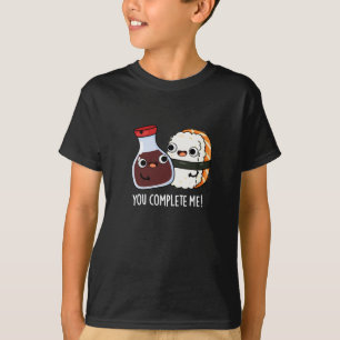 Je maakt me grappig Sushi Soy Sauce Pun Dark BG T-shirt