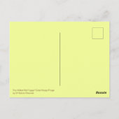 Je maakt me hap-Cartoon kikkers Briefkaart (Achterkant)