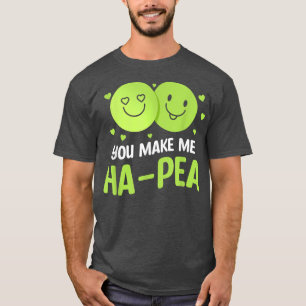 Je maakt me HaPea Wedding Voorstel huwelijksreis T-shirt