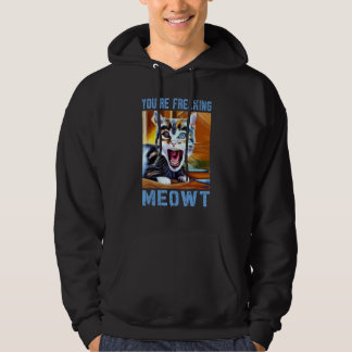 Je maakt me helemaal gek kattenmeme katten grap k hoodie