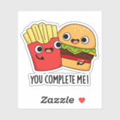 Je maakt me helemaal grappig. sticker (Vel)