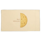 "Je maakt me helemaal" kaasachtige Gezegden Kussensloop (Voorkant-Rechts)