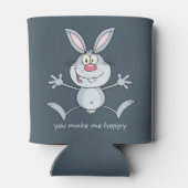 Je maakt me Hoppy Bunny Rabbit Blikjeskoeler (Achterkant)