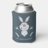 Je maakt me Hoppy Bunny Rabbit Blikjeskoeler (Blikje Achterkant)