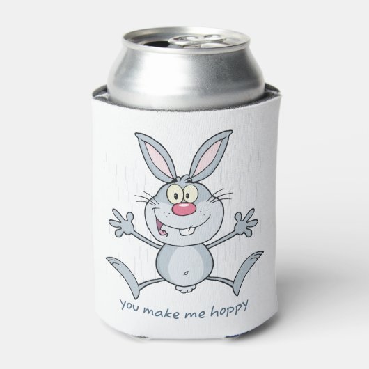 Je maakt me Hoppy Bunny Rabbit Blikjeskoeler (Blikje Voorkant)