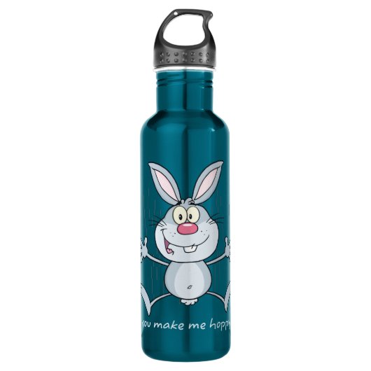 Je maakt me Hoppy Bunny Rabbit Waterfles (Voorkant)