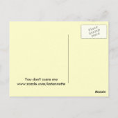 je maakt me niet bang Briefkaart (Achterkant)