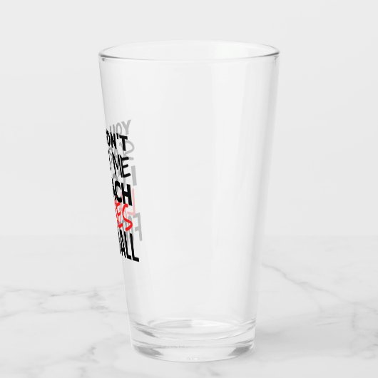 Je maakt me niet bang dat ik football coach. glas (Links)