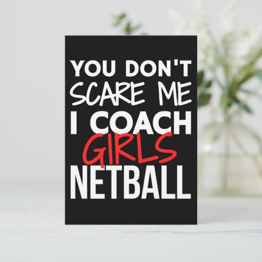 Je maakt me niet bang dat ik meisjes trainen in ne kaart (Staand voorkant)