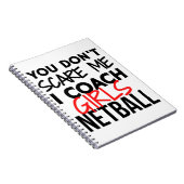 Je maakt me niet bang dat ik meisjes trakteer. notitieboek (Rechterzijde)