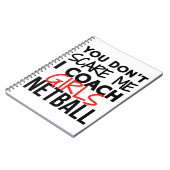 Je maakt me niet bang dat ik meisjes trakteer. notitieboek (Linkerzijde)