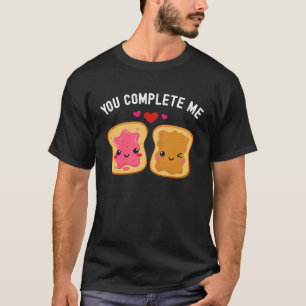 Je maakt me pindakaas en gelei beste vriend t-shirt