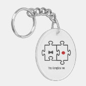 Je maakt me Puzzle Pieces sleutelhanger (Voorkant Links)