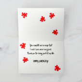 Je maakt me sentimenteel jarig kaart (Binnen)