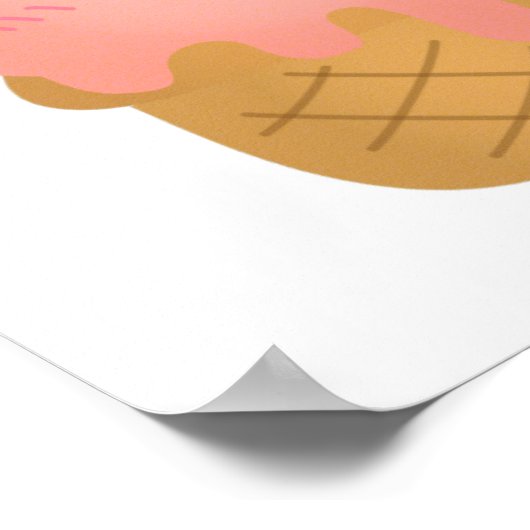 Je maakt me smelt ijs en zon Pun Humor Poster (Hoek)