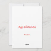 Je maakt me smelt ijs Valentijn Feestdagenkaart (Achterkant)