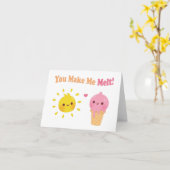 Je maakt me stikken, zon en ijs, lul, klauwier kaart (Gele Bloem)