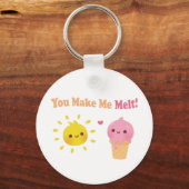 Je maakt me stikken, zon en ijs, lul, klauwier sleutelhanger (Voorkant)