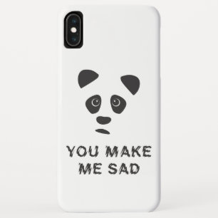 Je maakt me verdrietig. Sad panda. Case-Mate iPhone Case