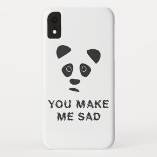 Je maakt me verdrietig. Sad panda. Case-Mate iPhone Case