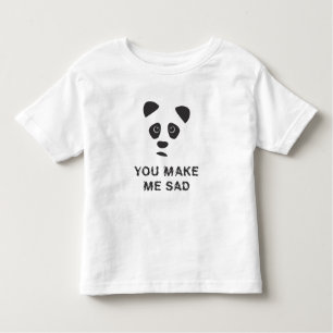 Je maakt me verdrietig. Sad panda. Kinder Shirts