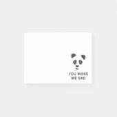 Je maakt me verdrietig. Sad panda. Post-it® Notes (Voorkant)